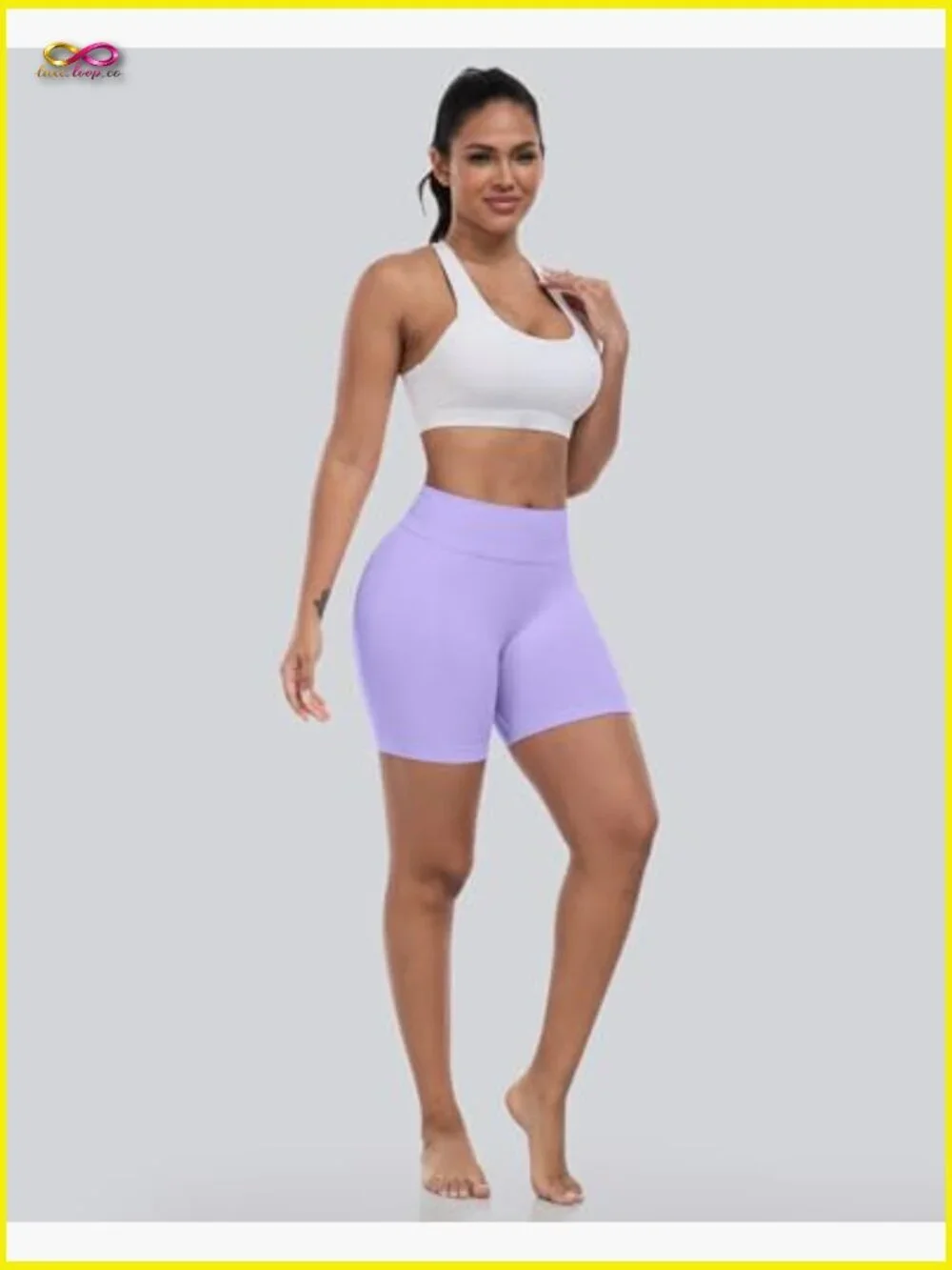 High Waisted Butt Lifting Scrunch Workout Shorts Seamless Gym Shorts Women